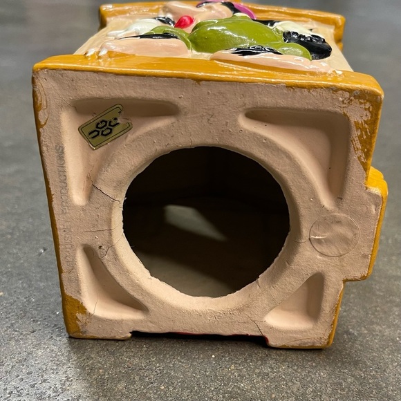 Vintage Disney Productions Three Little Pigs Savings Bank Big Bad Wolf - Picture 5 of 8